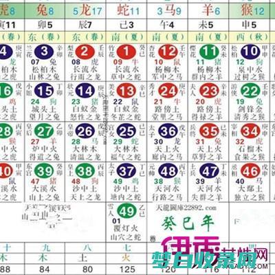 生肖表十二顺序图片2023 (生肖表十二顺序对应年份)