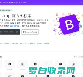 Bootstrap 图标库 · Bootstrap 官方开源图标（icon）库